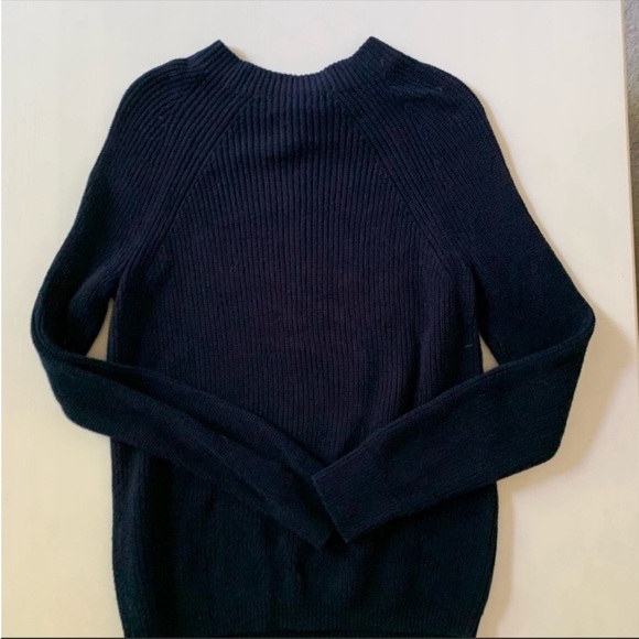 J.Crew Navy Blue Knit Bow Tie Sweater - Picture 10 of 13